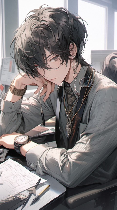 Anime office worker Portrait (34)