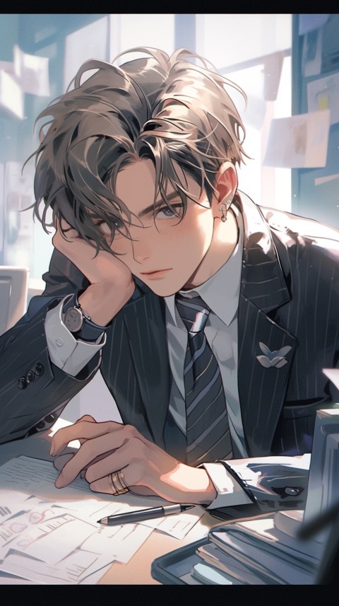 Anime office worker Portrait (24)