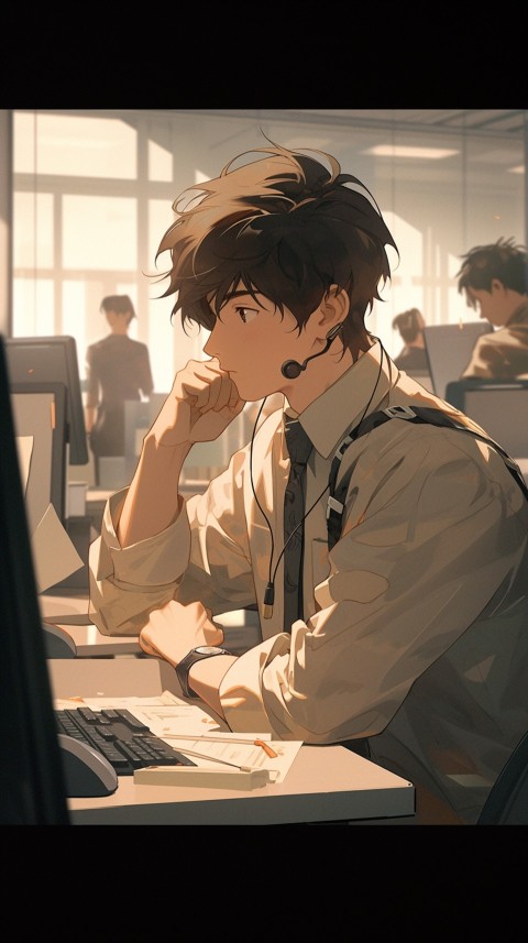 Anime office worker Portrait (48)