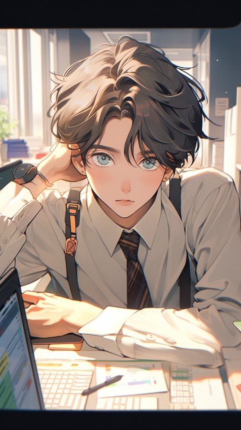 Anime office worker Portrait (63)