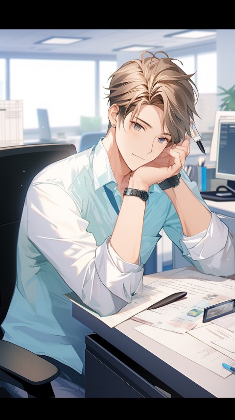 Anime office worker Portrait (82)