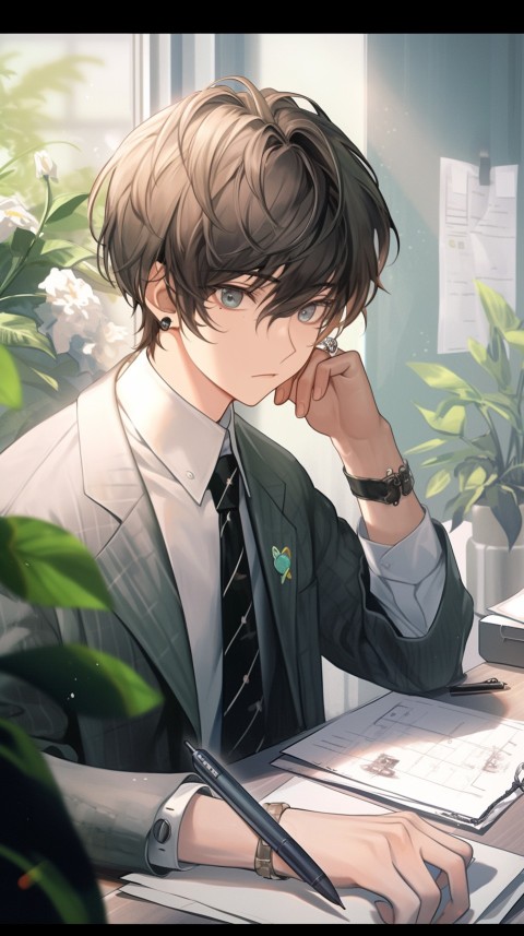 Anime office worker Portrait (84)