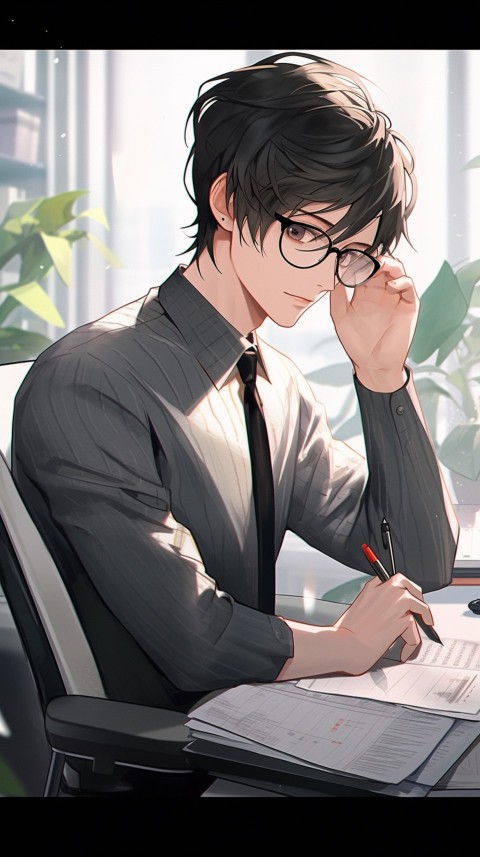Anime office worker Portrait (95)