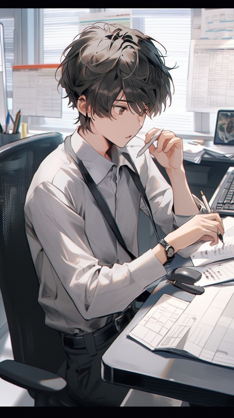 Anime office worker Portrait (89)
