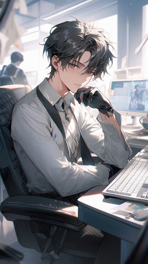 Anime office worker Portrait (45)
