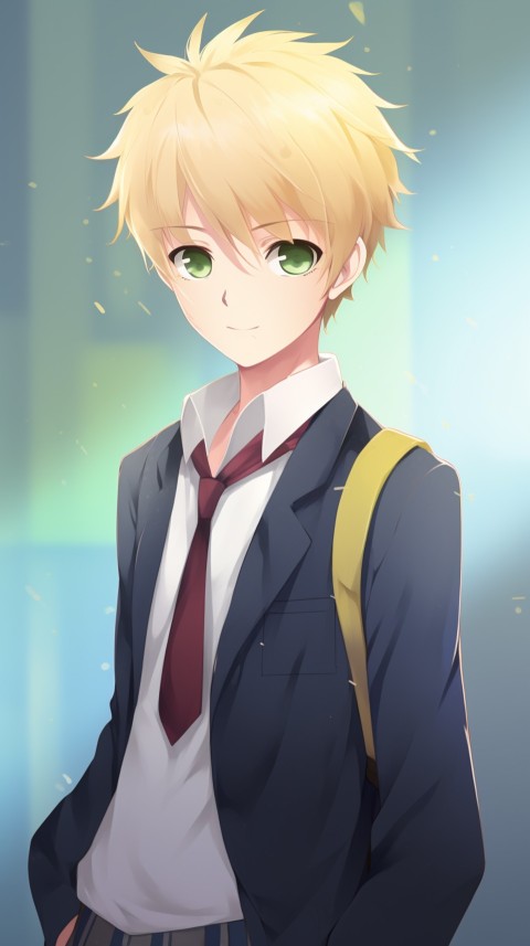 Cute School Anime Boy Aesthetic (18)
