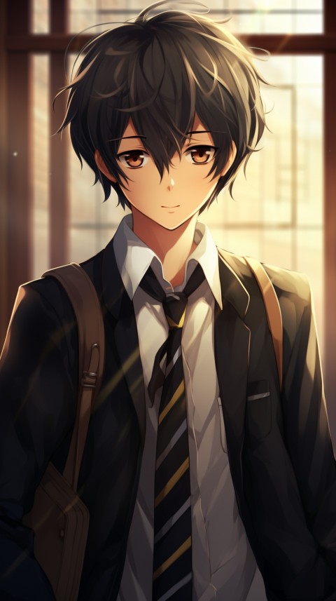 Cute School Anime Boy Aesthetic (34)