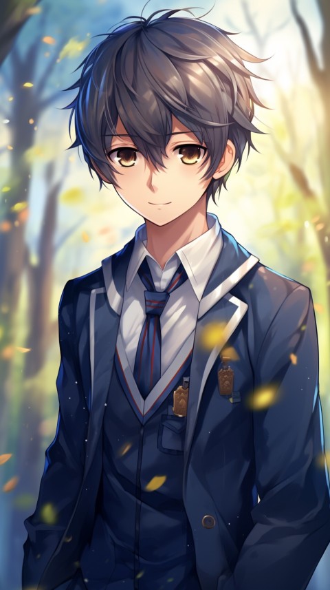 Cute School Anime Boy Aesthetic (44)