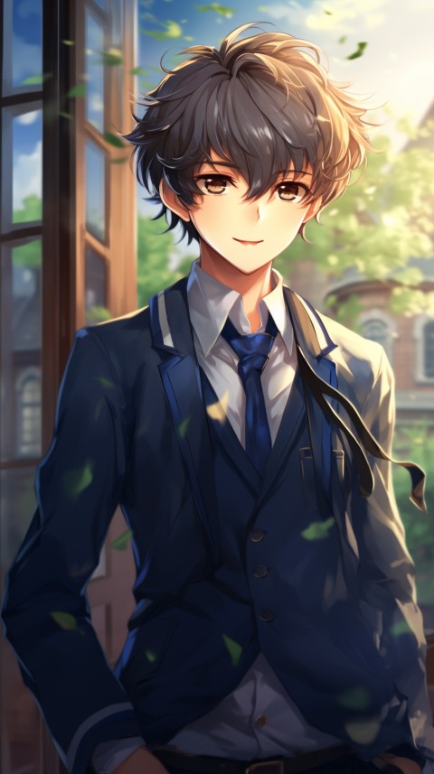 Cute School Anime Boy Aesthetic (45)