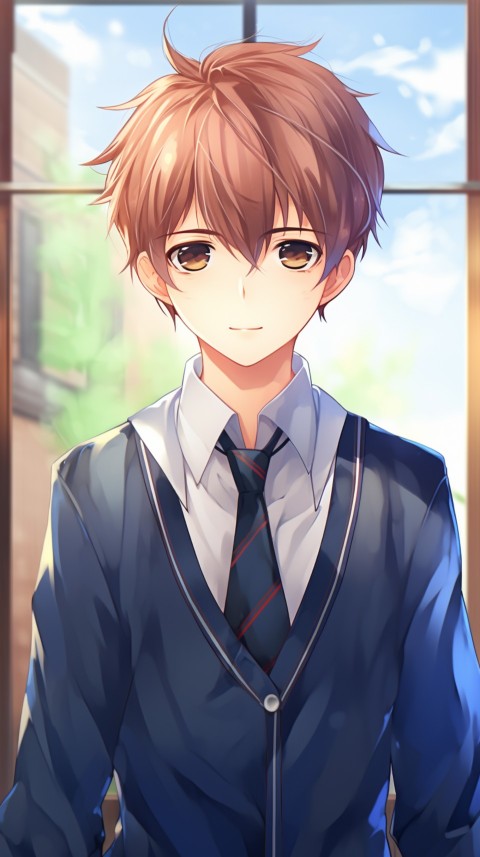 Cute School Anime Boy Aesthetic (25)