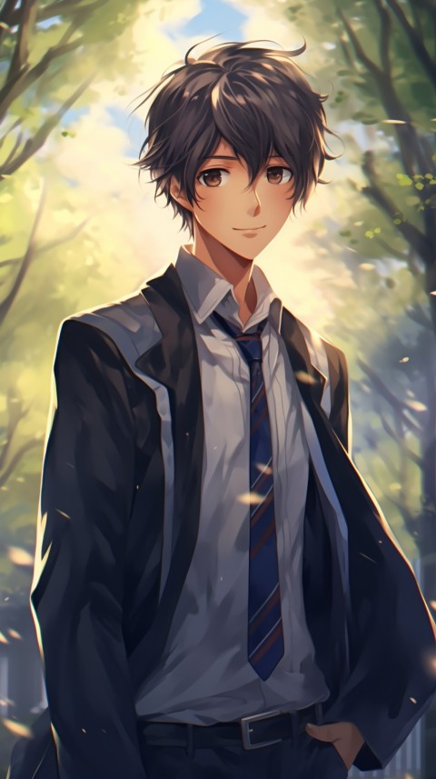 Cute School Anime Boy Aesthetic (16)
