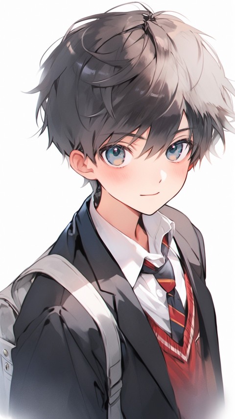 Cute School Anime Boy Aesthetic (83)