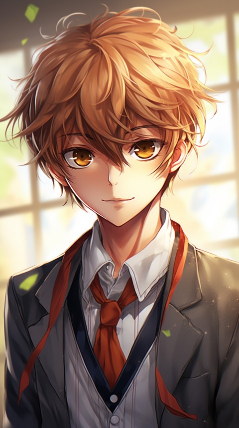 Cute School Anime Boy Aesthetic (63)