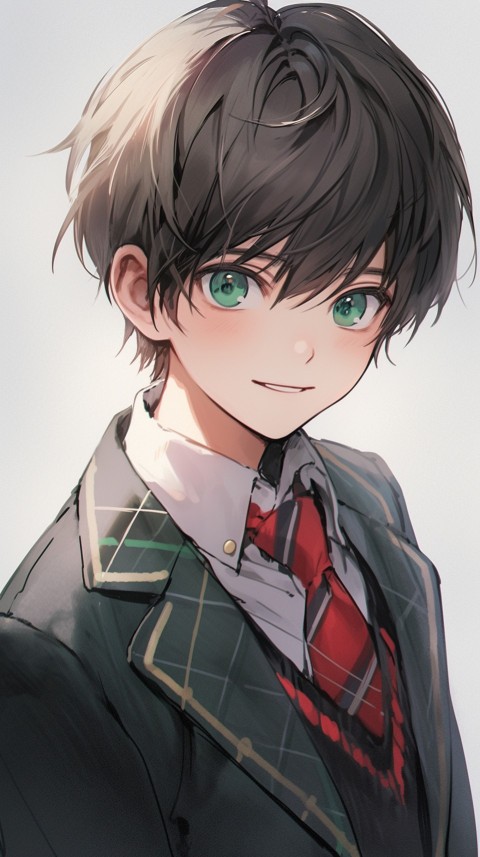 Cute School Anime Boy Aesthetic (82)