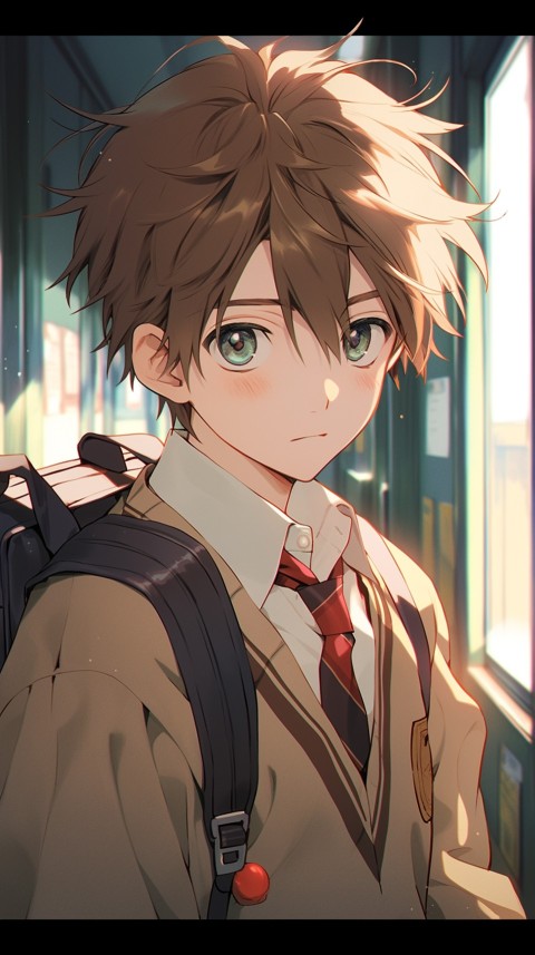 Cute School Anime Boy Aesthetic (81)