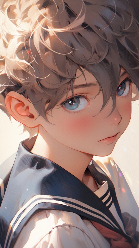 Cute School Anime Boy Aesthetic (54)