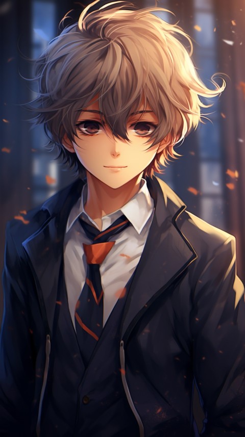 Cute School Anime Boy Aesthetic (136)