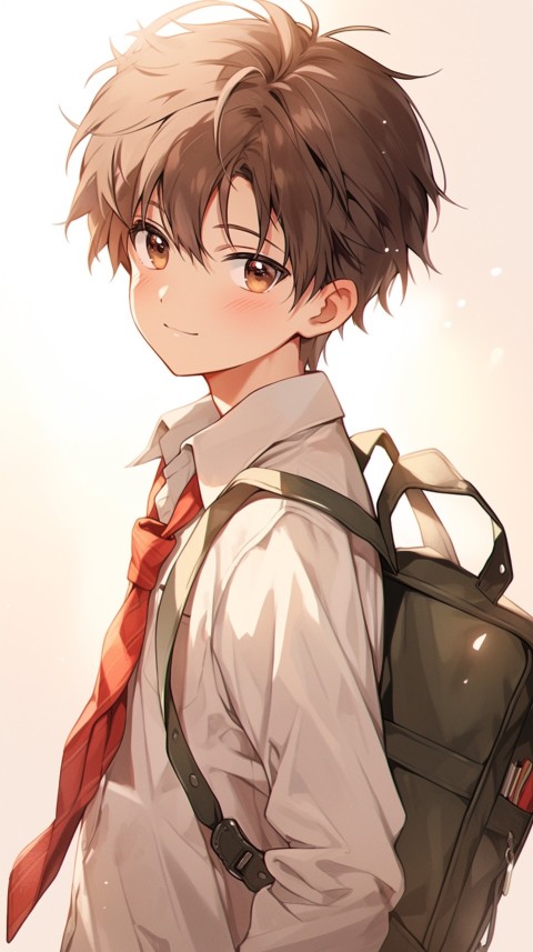 Cute School Anime Boy Aesthetic (148)
