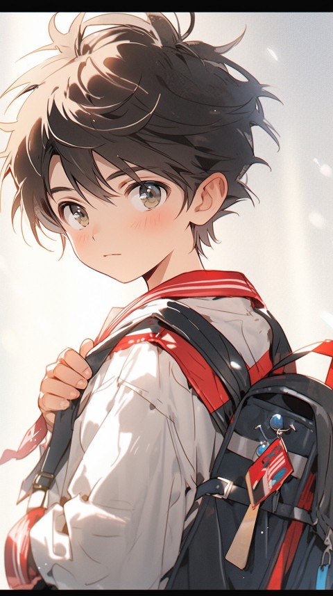 Cute School Anime Boy Aesthetic (106)