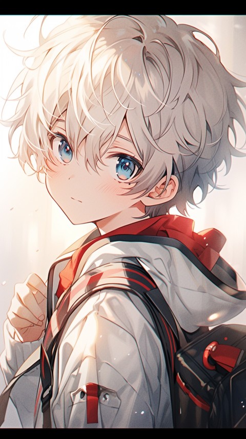 Cute School Anime Boy Aesthetic (103)