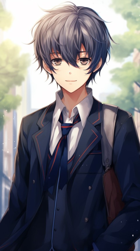 Cute School Anime Boy Aesthetic (159)