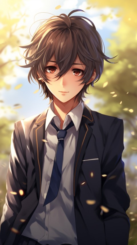 Cute School Anime Boy Aesthetic (157)