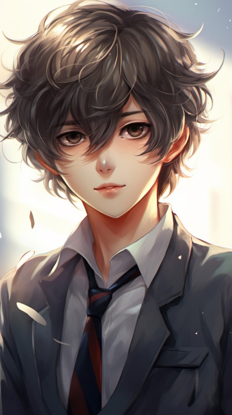 Cute School Anime Boy Aesthetic (166)