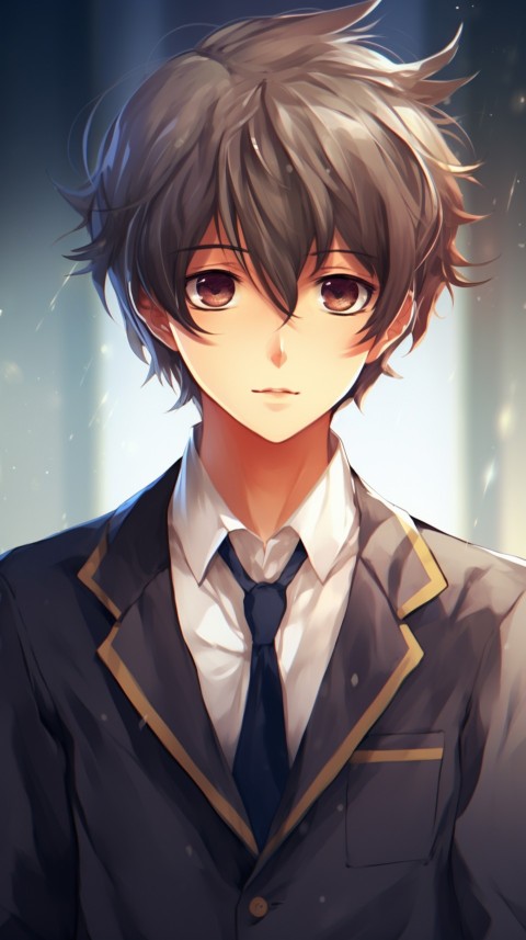 Cute School Anime Boy Aesthetic (160)