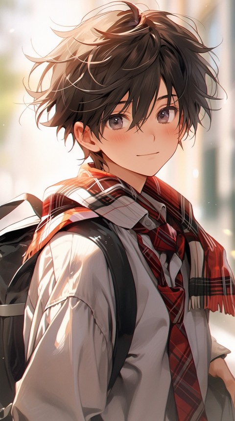 Cute School Anime Boy Aesthetic (153)
