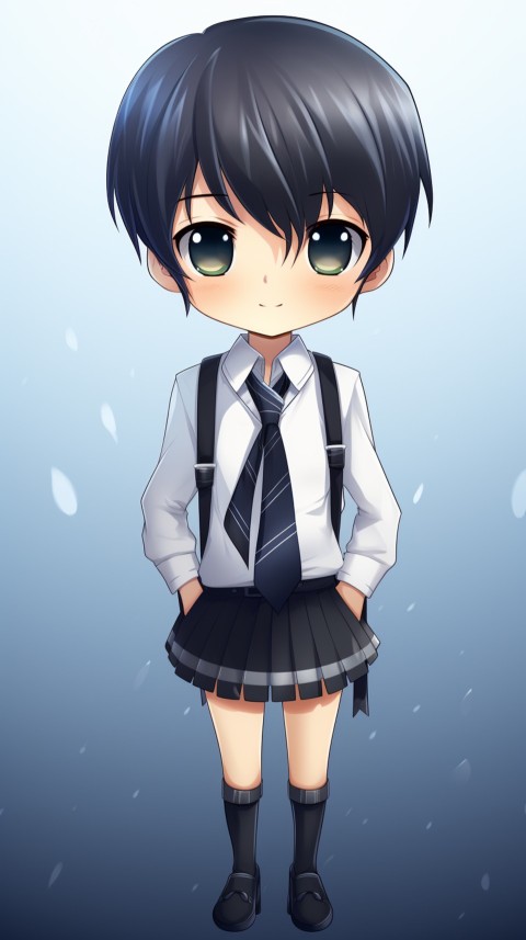 Cute School Anime Boy Aesthetic (270)