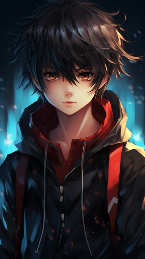 Portrait of Cute Anime Boy Aesthetic (276)