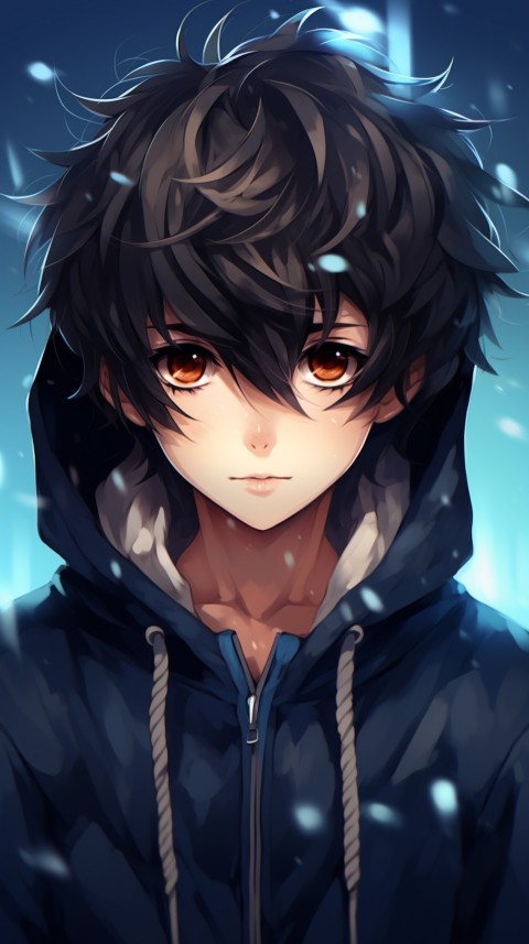 Portrait of Cute Anime Boy Aesthetic (284)
