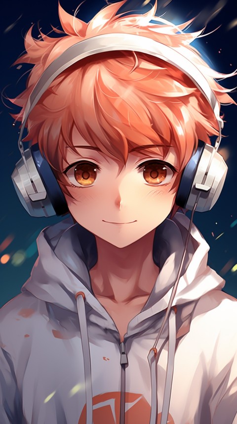 Portrait of Cute Anime Boy Aesthetic (278)