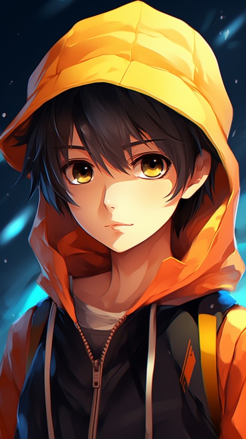 Portrait of Cute Anime Boy Aesthetic (287)