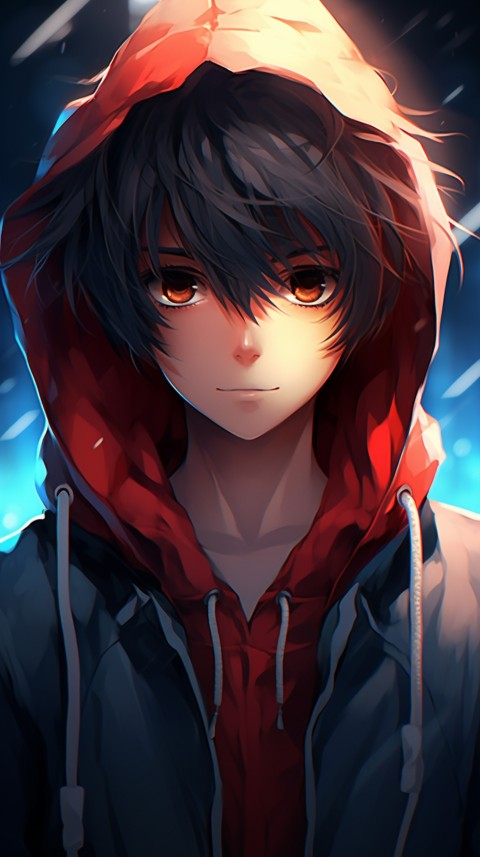 Portrait of Cute Anime Boy Aesthetic (286)