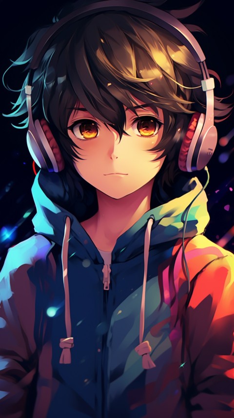 Portrait of Cute Anime Boy Aesthetic (294)
