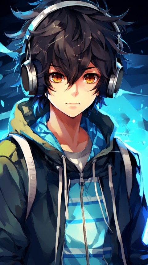 Portrait of Cute Anime Boy Aesthetic (288)