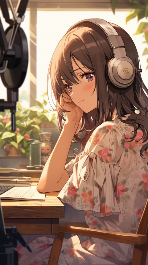 Girl Listening To Music At Home Room Aesthetic (14)