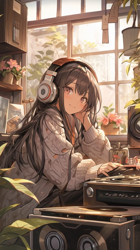Girl Listening To Music At Home Room Aesthetic (115)