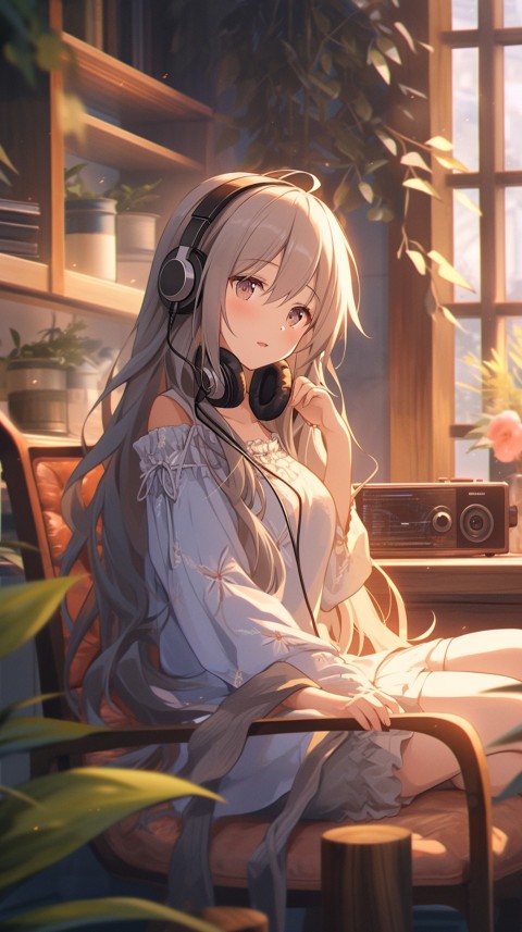 Girl Listening To Music At Home Room Aesthetic (196)