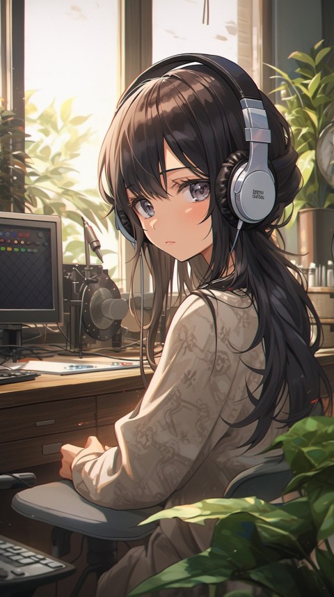 Girl Listening To Music At Home Room Aesthetic (165)