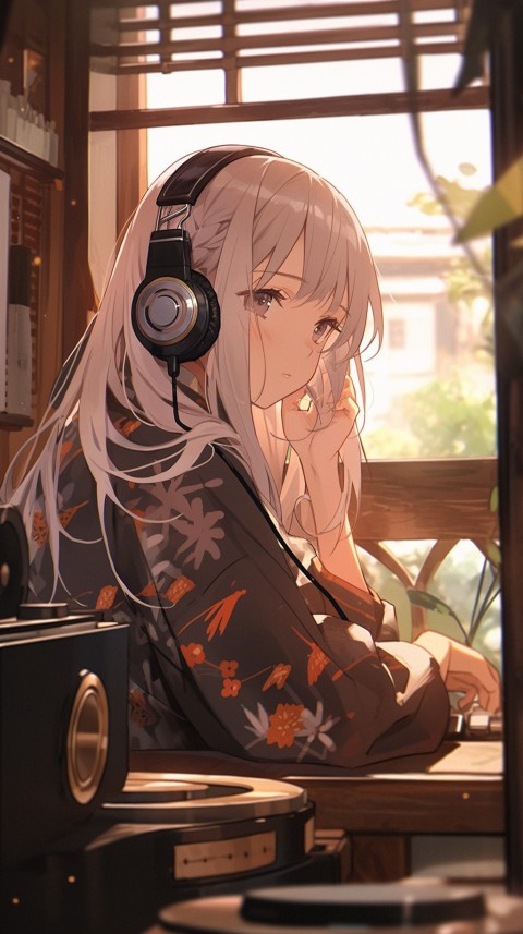 Girl Listening To Music At Home Room Aesthetic (154)
