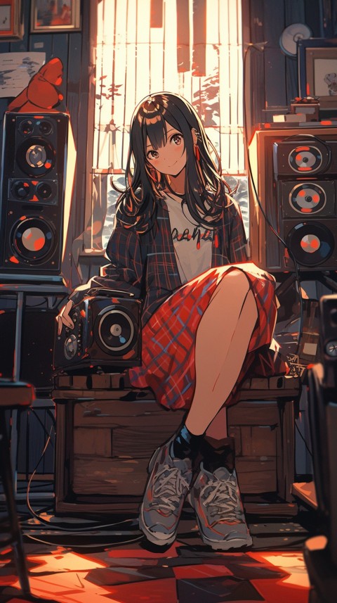 Girl Listening To Music At Home Room Aesthetic (155)