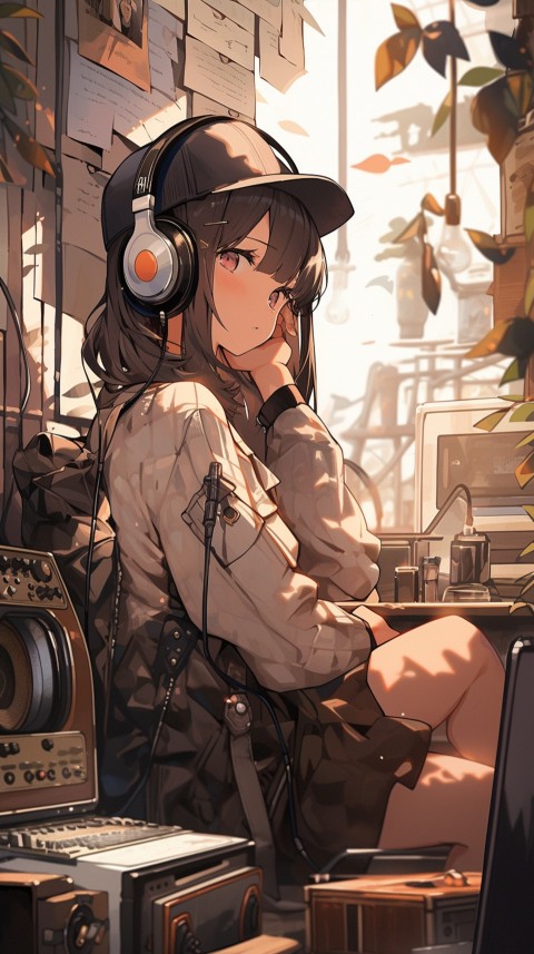Girl Listening To Music At Home Room Aesthetic (279)
