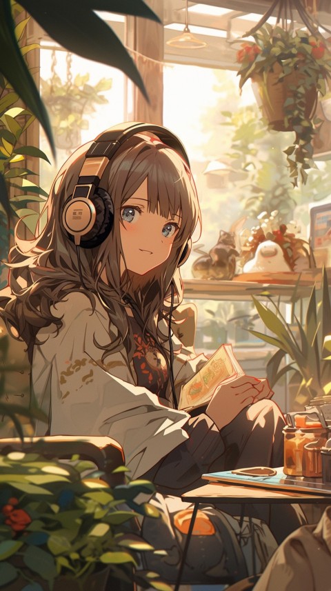 Girl Listening To Music At Home Room Aesthetic (272)