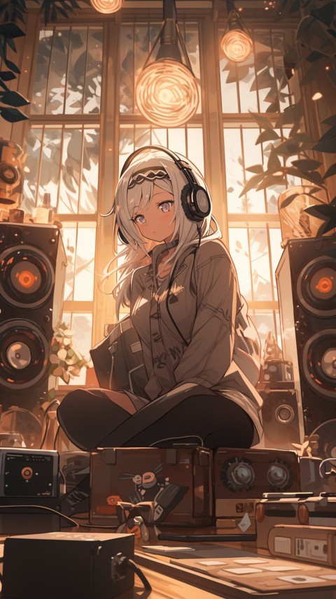 Girl Listening To Music At Home Room Aesthetic (463)