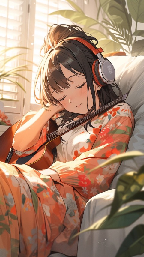 Girl Listening To Music At Home Room Aesthetic (700)