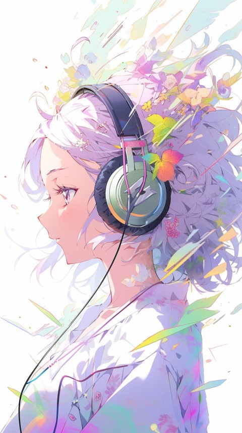 Portrait of Girl Listening To Music  (45)