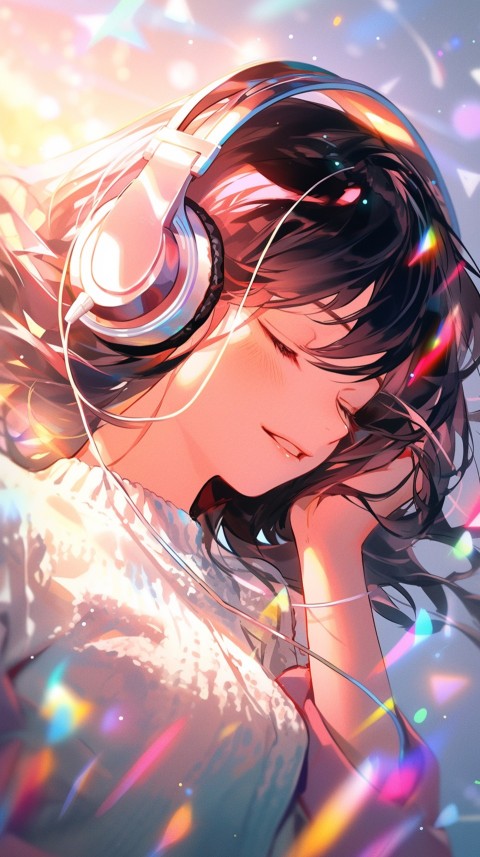 Portrait of Girl Listening To Music  (41)