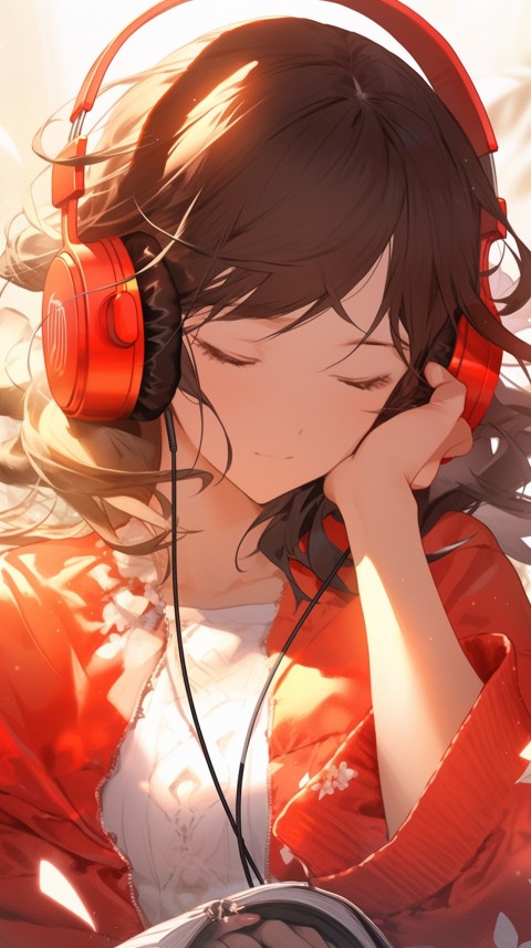 Portrait of Girl Listening To Music  (54)